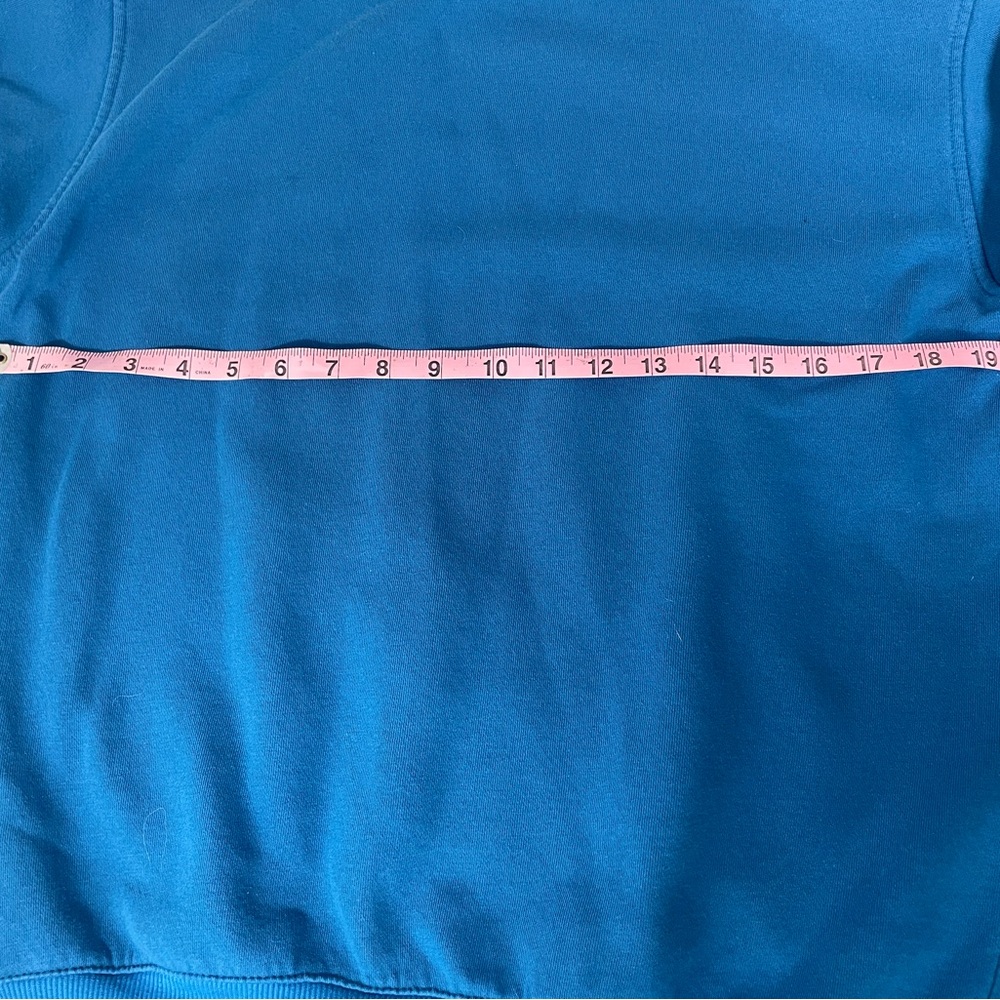 Vintage Adidas Men's Blue Sweater - Picture 5 of 6